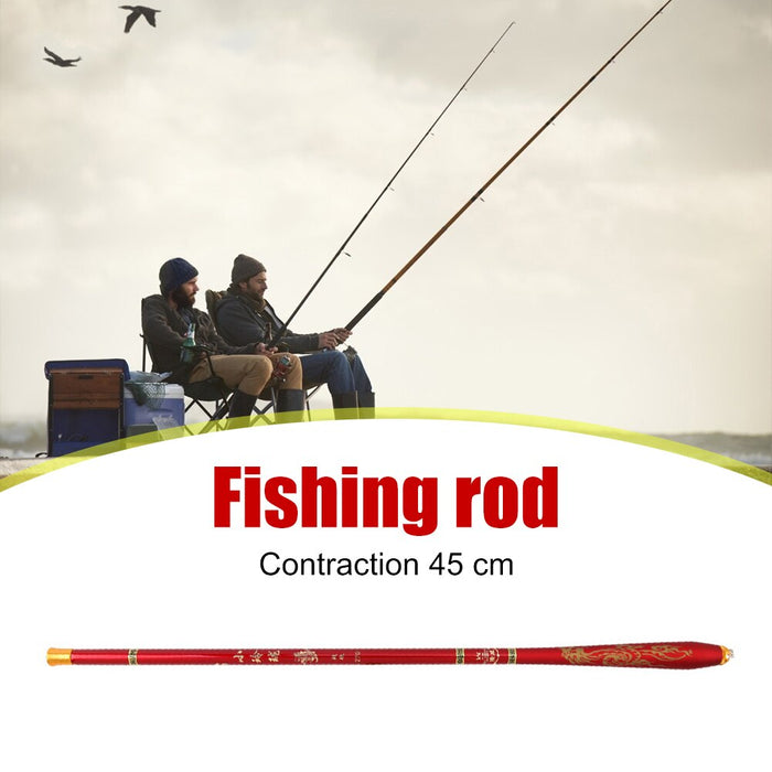 Telescopic Spinning Fishing Rod Portable Carbon