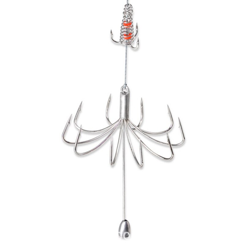 Ten Claw  String Hook Fishhooks For Fishing