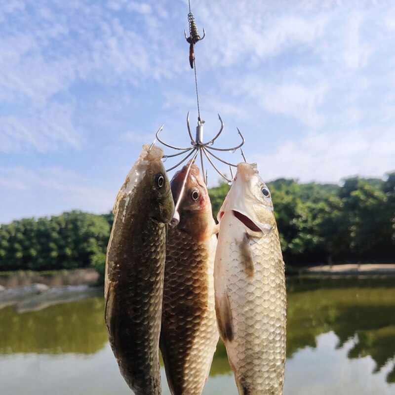 Ten Claw  String Hook Fishhooks For Fishing