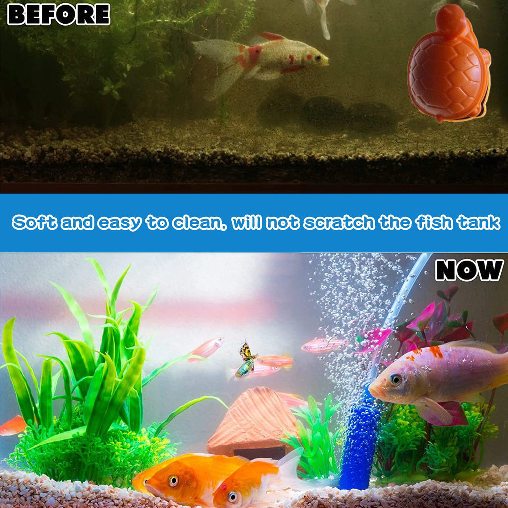 Turtle Magnetic Aquarium  Glass Brush