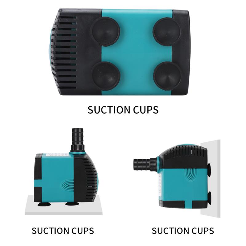 Ultra-quiet 3w Submersible Water Fountain Pump Filter Fish Pond