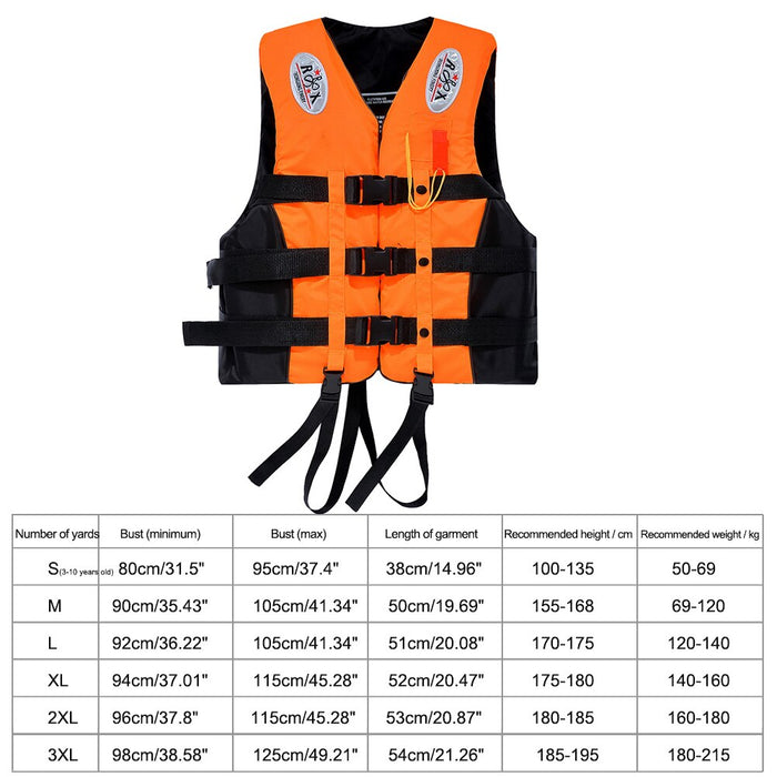 Boating Skiing Driving Vest Survival Suit