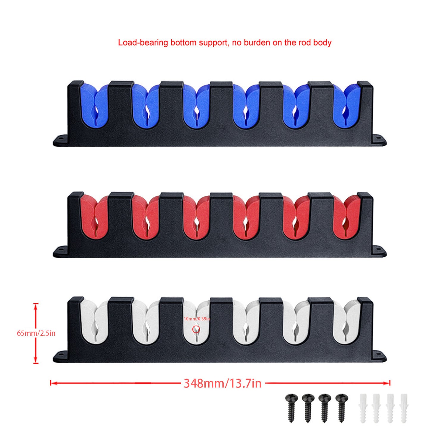 Vertical Fishing Rod Holder 6 Pieces