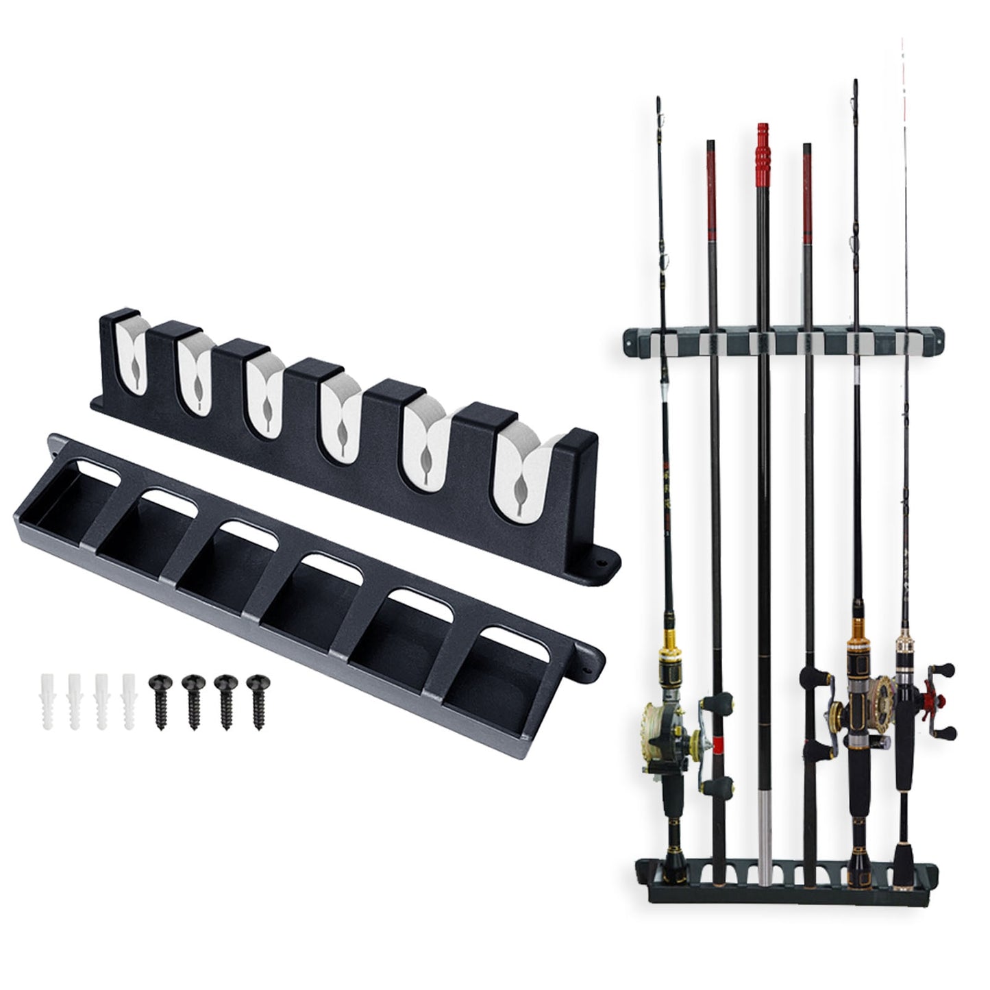 Vertical Fishing Rod Holder 6 Pieces