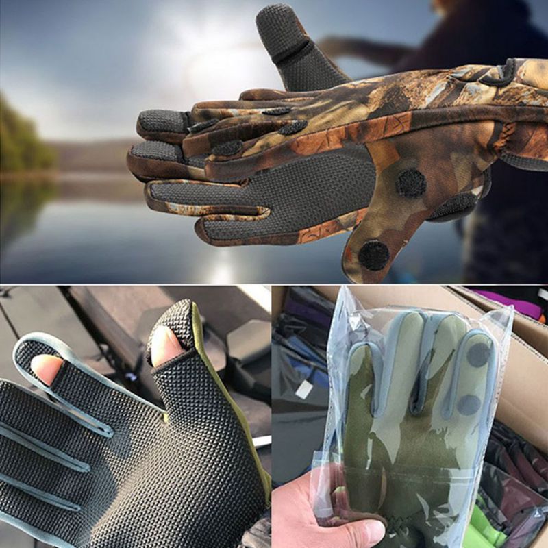 Winter Warm Comfortable Gloves For Outdoor Work Ice Fishing
