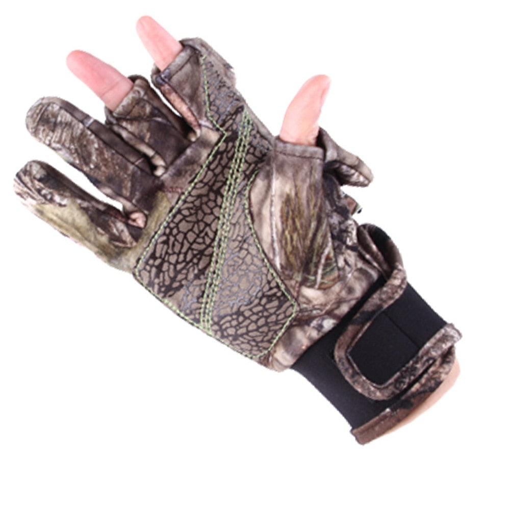 Winter Fishing Gloves 3 Finger Flip