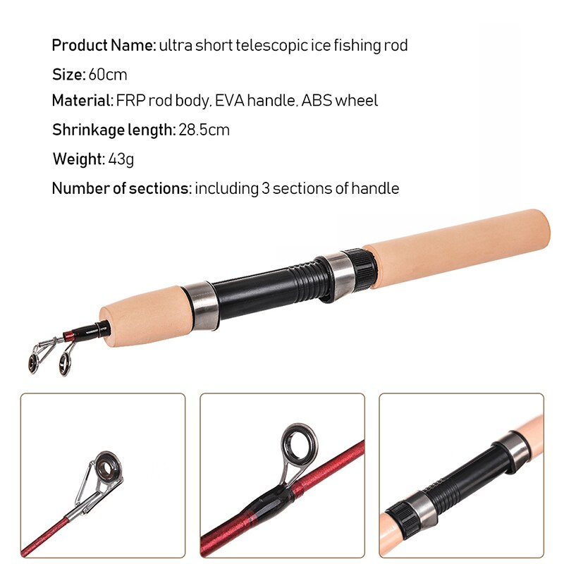 Winter Fishing Rods Mini Ice Fishing Rod