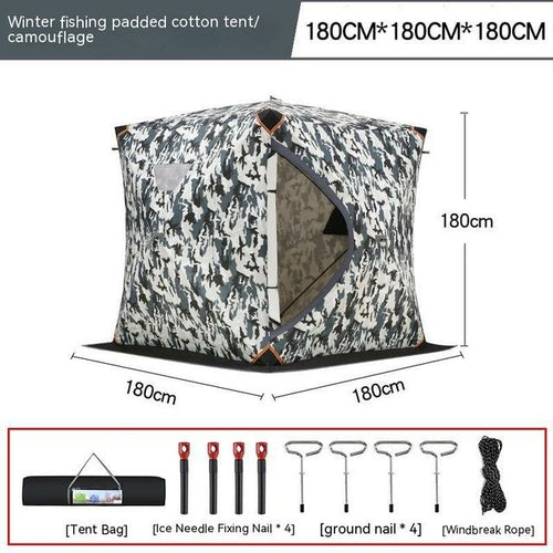 Winter fishing tent cloth warm