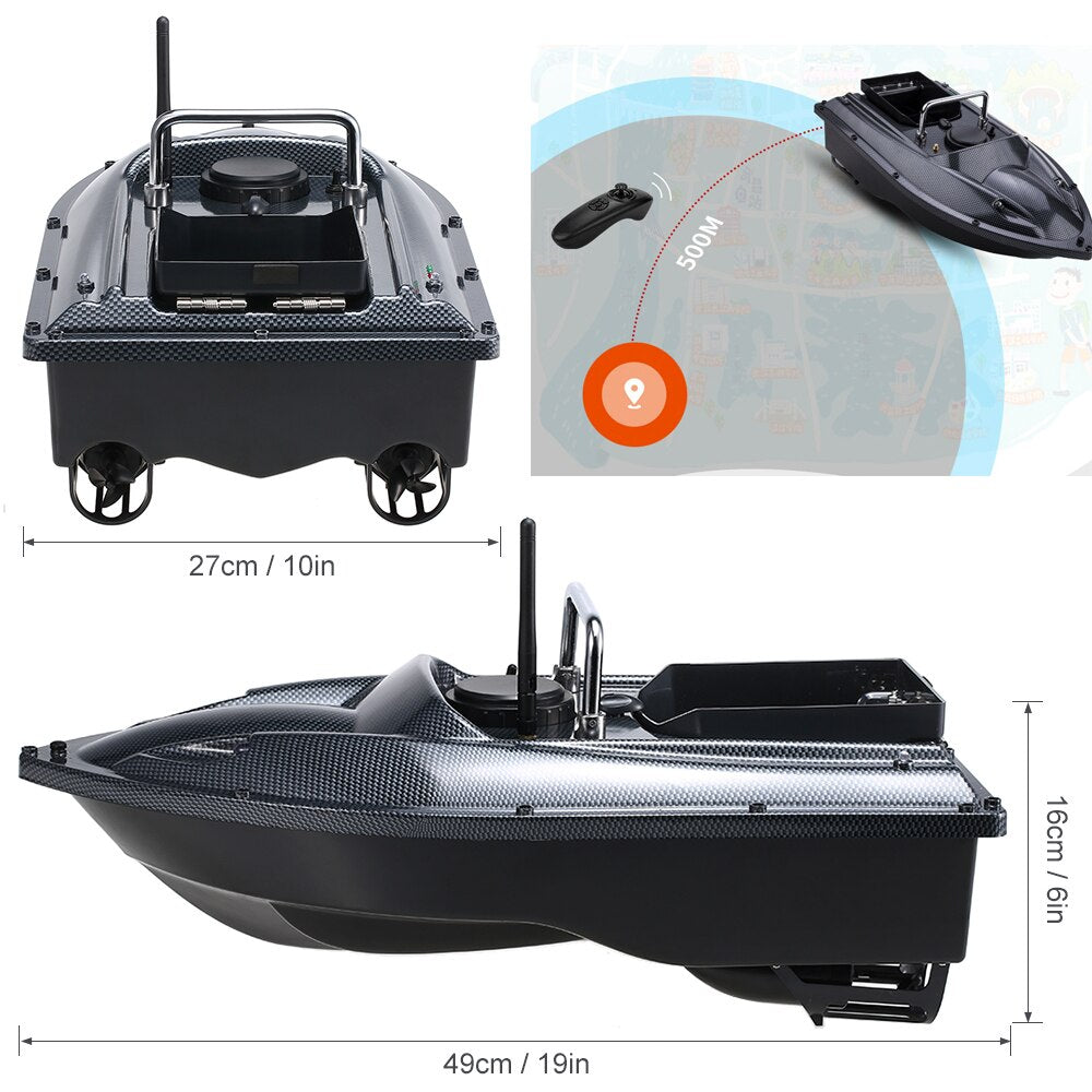 Wireless 500m Remote Control Bait Boat