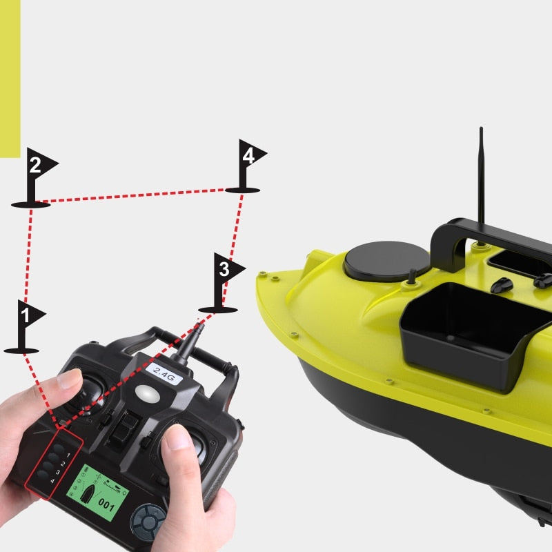 Wireless Gps 3 Bait Containers Boat