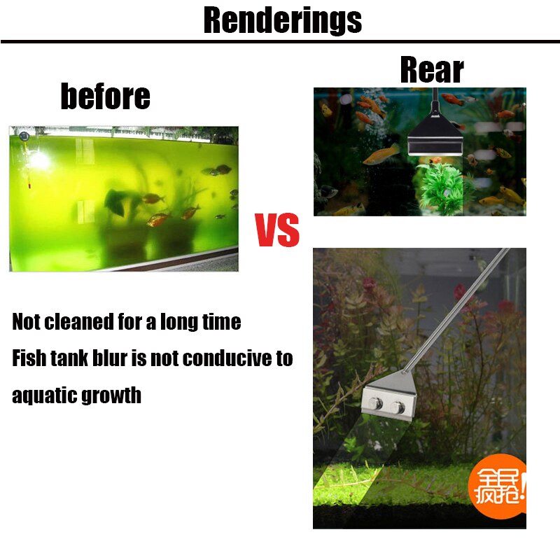 Zrdr 10 Pcs Aquarium Cleaning Tool Blade