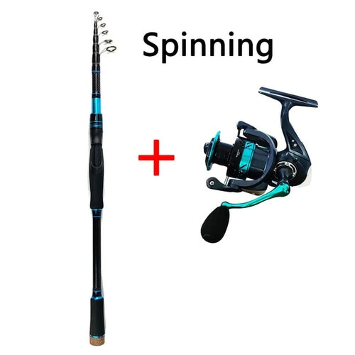 The Latest Telescopic Portable Fishing Rod Casting