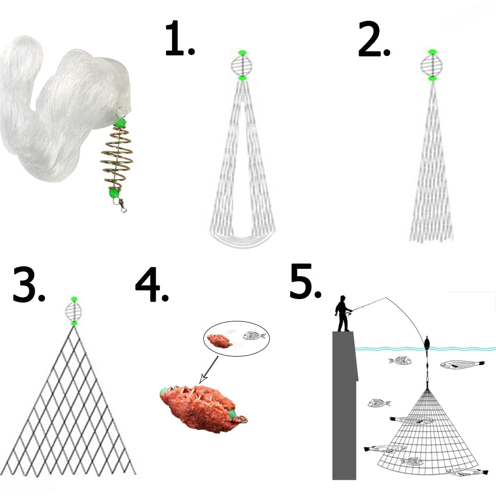 winter ice fishing Net Trap Mesh